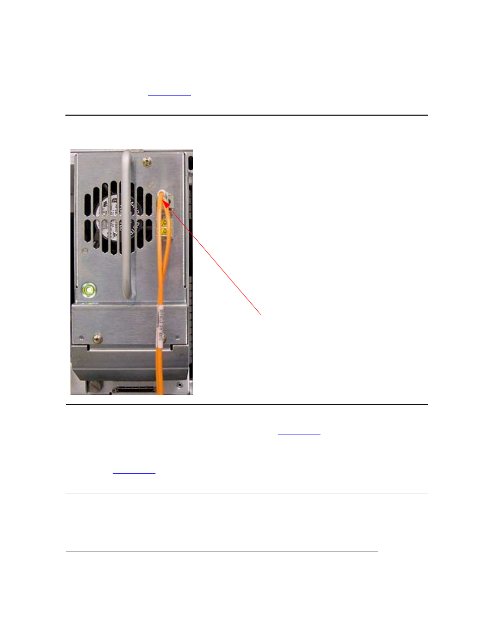 Installation, Figure 3-2, Tape drive’s fibre channel port connection | Table 3-1, Fiber cables | SMC Networks M8501 User Manual | Page 29 / 78