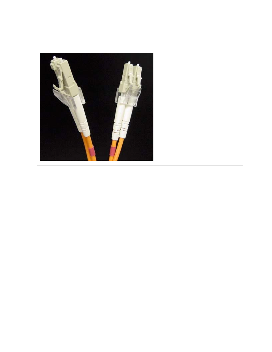 Figure 3-3, Lc-lc fiber cable | SMC Networks M8501 User Manual | Page 30 / 78
