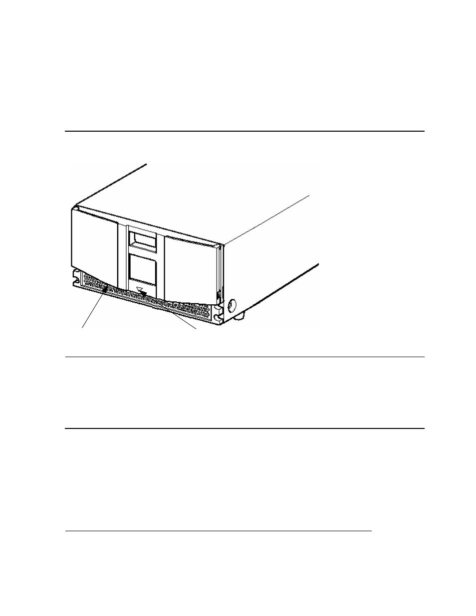 Magazine door, Indicators, Figure 4-2 | Magazine door mechanical release, Table 4-1, Acl front panel indicators | SMC Networks M8501 User Manual | Page 38 / 78