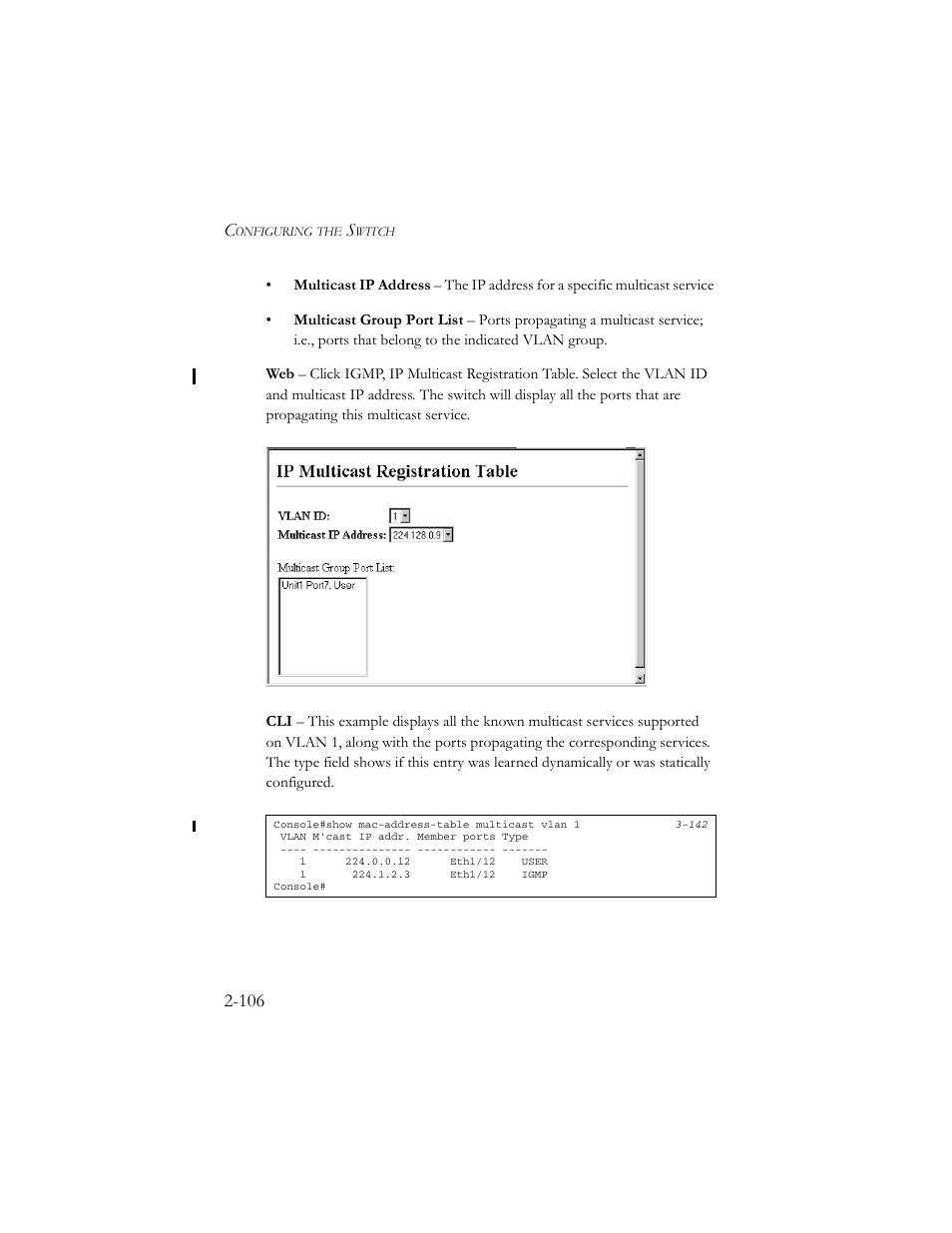 SMC Networks TigerSwitch 100 User Manual | Page 136 / 334