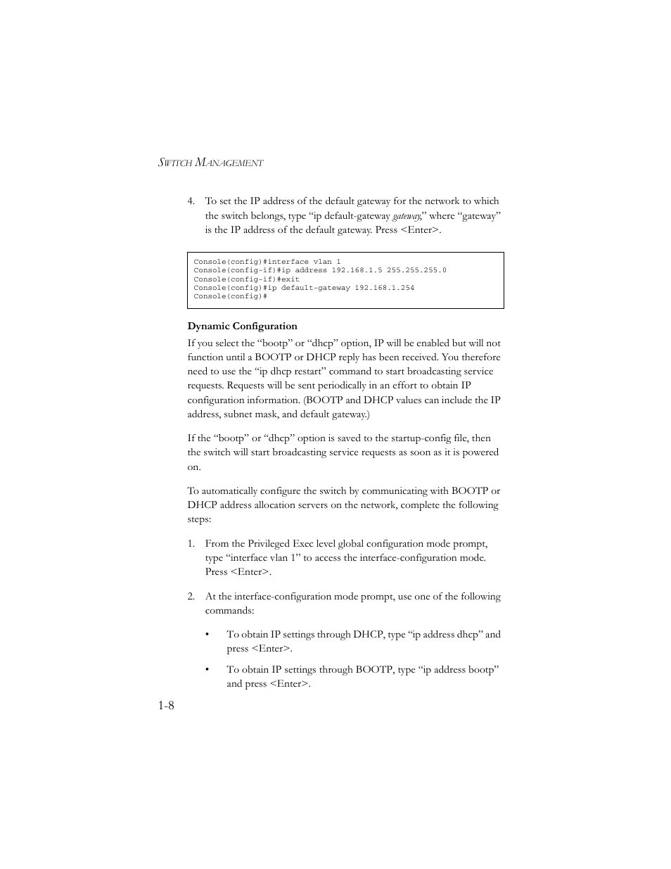 SMC Networks TigerSwitch 100 User Manual | Page 22 / 334