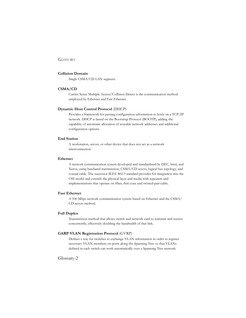 SMC Networks TigerSwitch 100 User Manual | Page 324 / 334