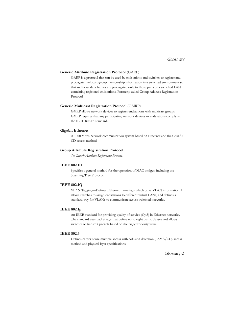 SMC Networks TigerSwitch 100 User Manual | Page 325 / 334