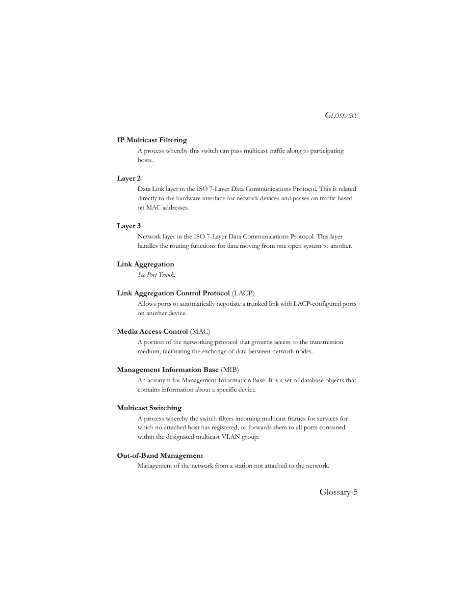 SMC Networks TigerSwitch 100 User Manual | Page 327 / 334