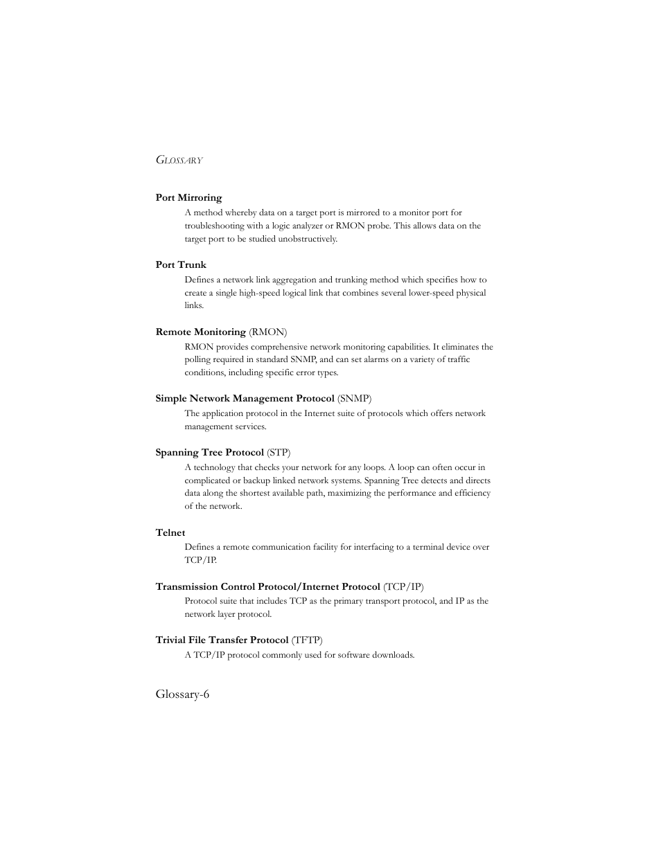 SMC Networks TigerSwitch 100 User Manual | Page 328 / 334