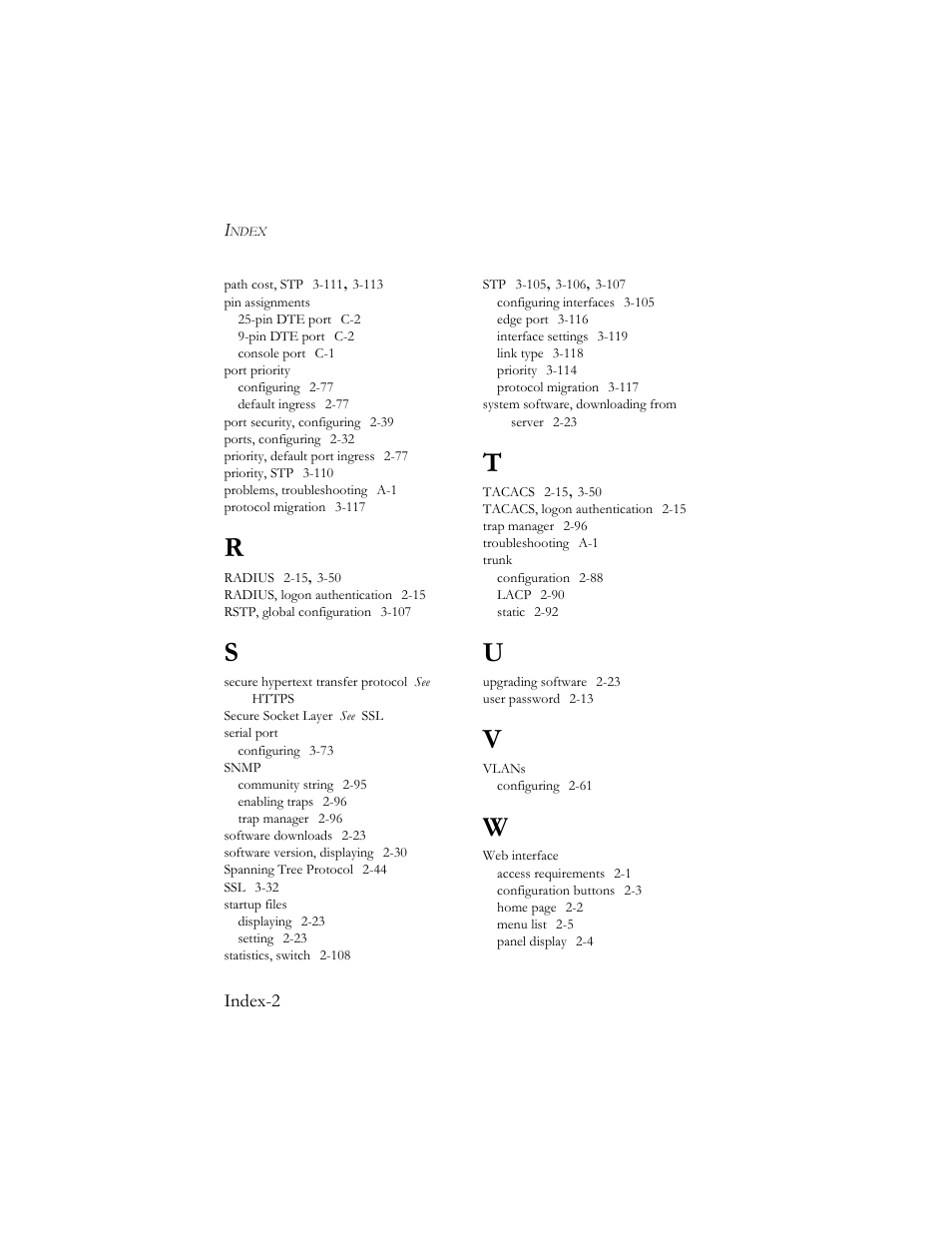 SMC Networks TigerSwitch 100 User Manual | Page 332 / 334