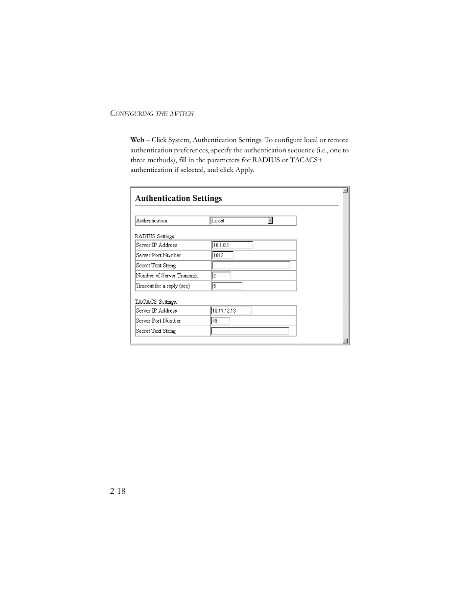 SMC Networks TigerSwitch 100 User Manual | Page 48 / 334