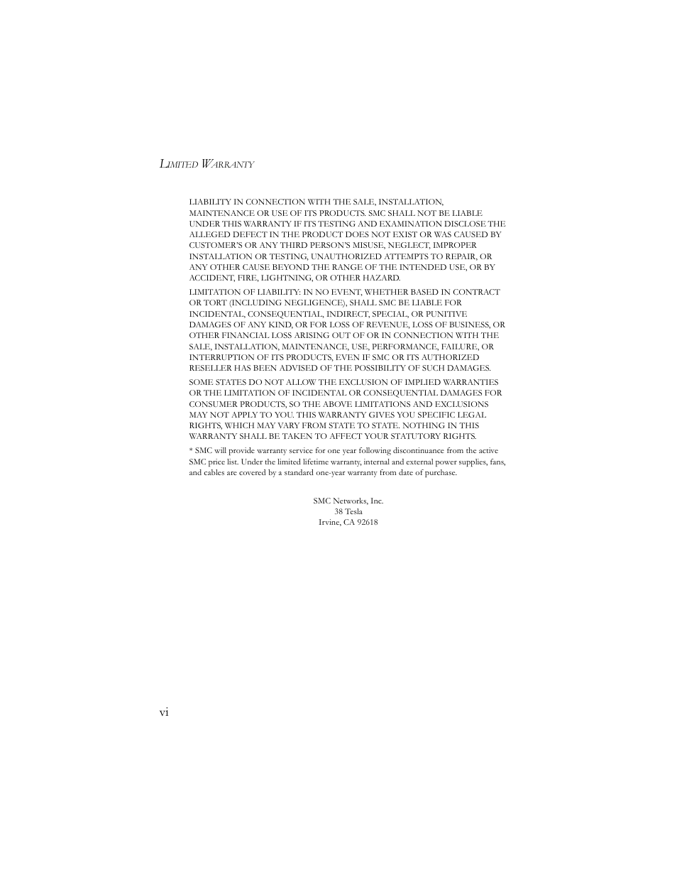 SMC Networks TigerSwitch 100 User Manual | Page 6 / 334