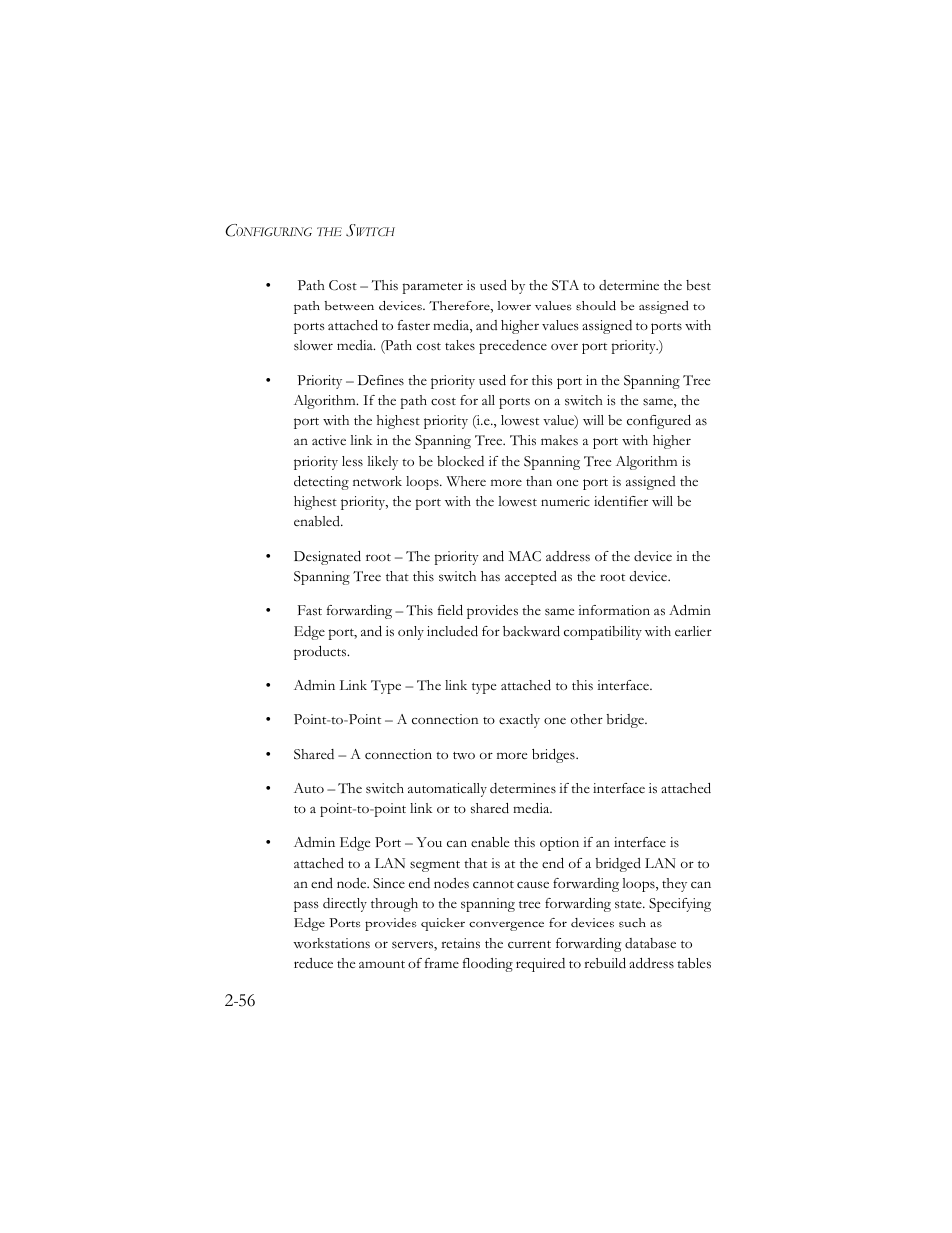 SMC Networks TigerSwitch 100 User Manual | Page 86 / 334