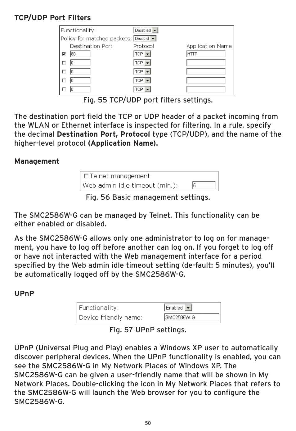 SMC Networks EliteConnect Wireless Bridge SMC2586W-G User Manual | Page 51 / 96