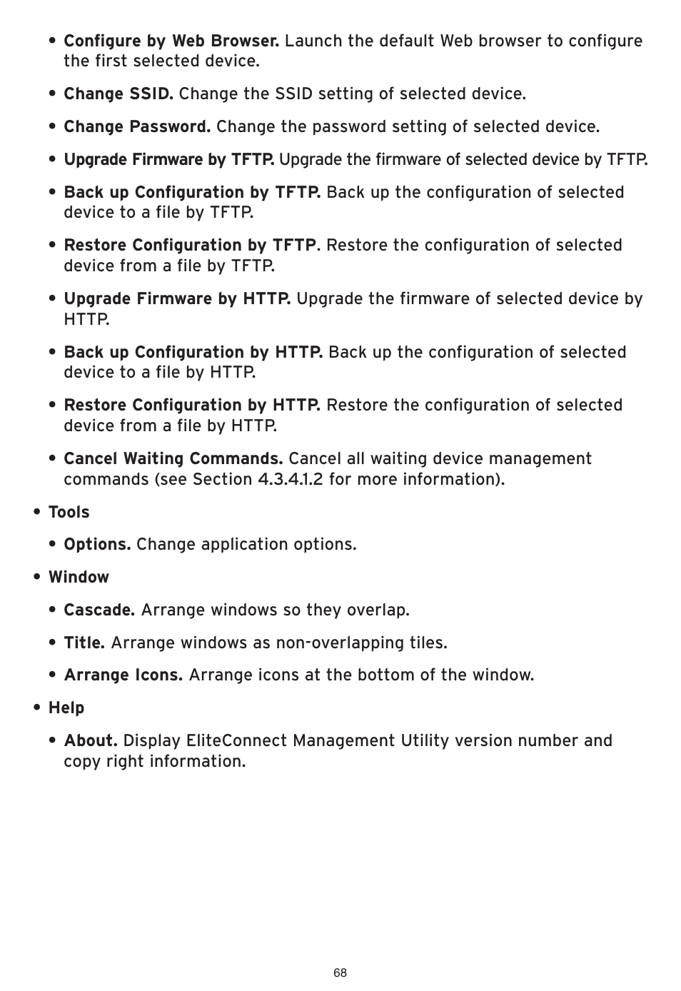 SMC Networks EliteConnect Wireless Bridge SMC2586W-G User Manual | Page 69 / 96