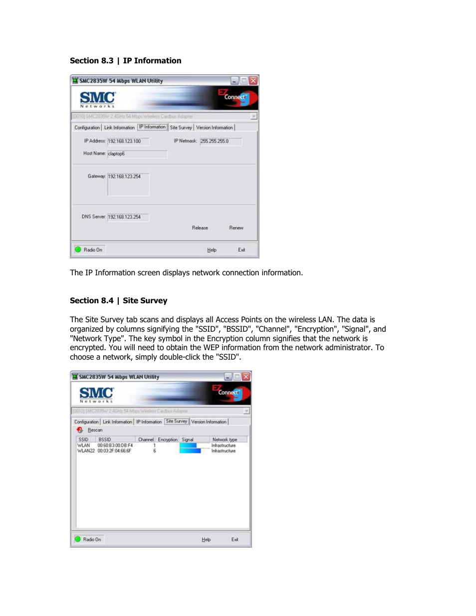SMC Networks SMC2835W User Manual | Page 20 / 33