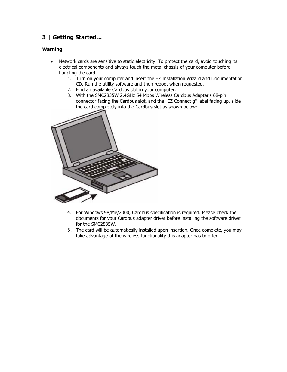 Installation instructions | SMC Networks SMC2835W User Manual | Page 6 / 33