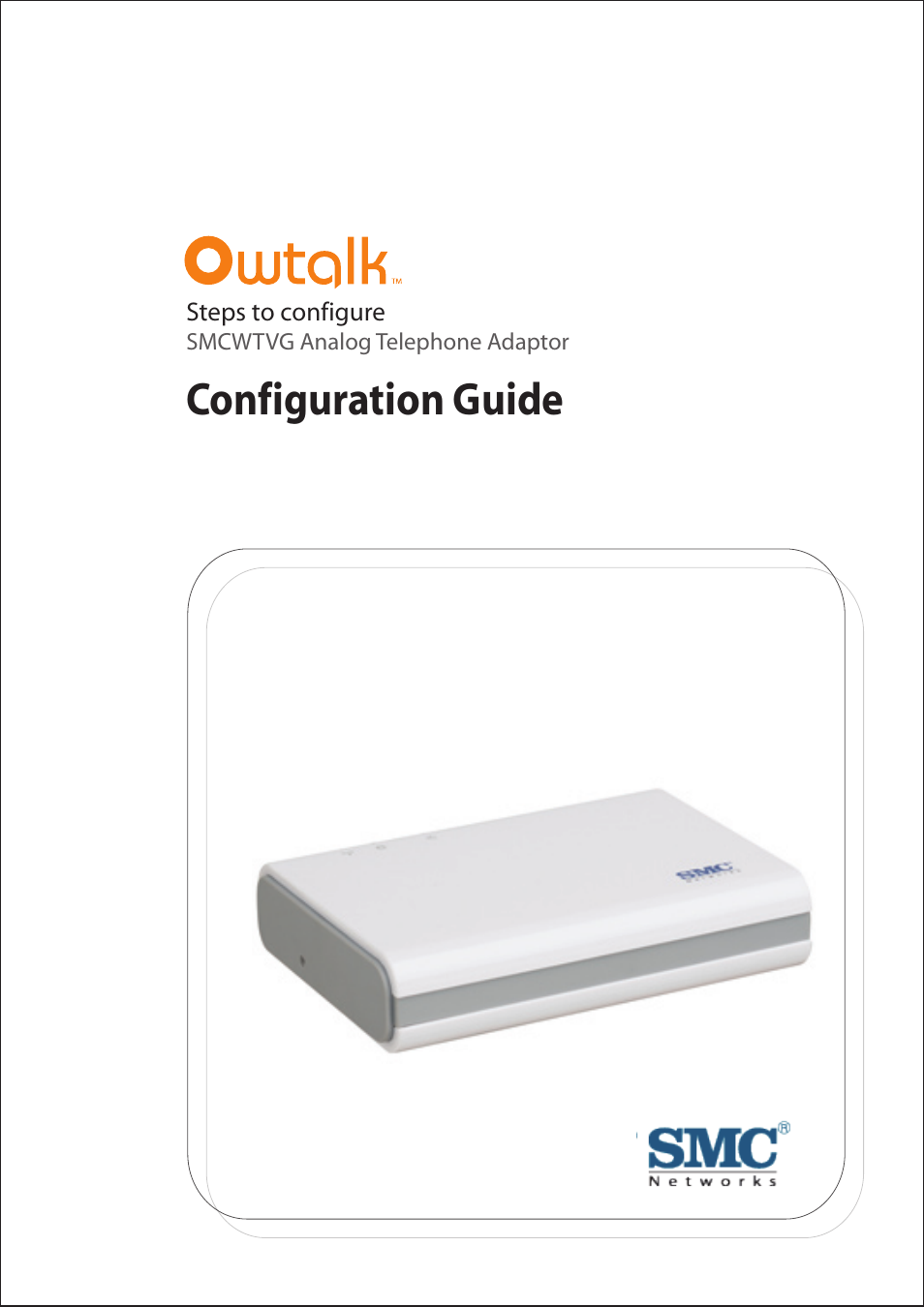 SMC Networks SMCWTVG User Manual | 5 pages