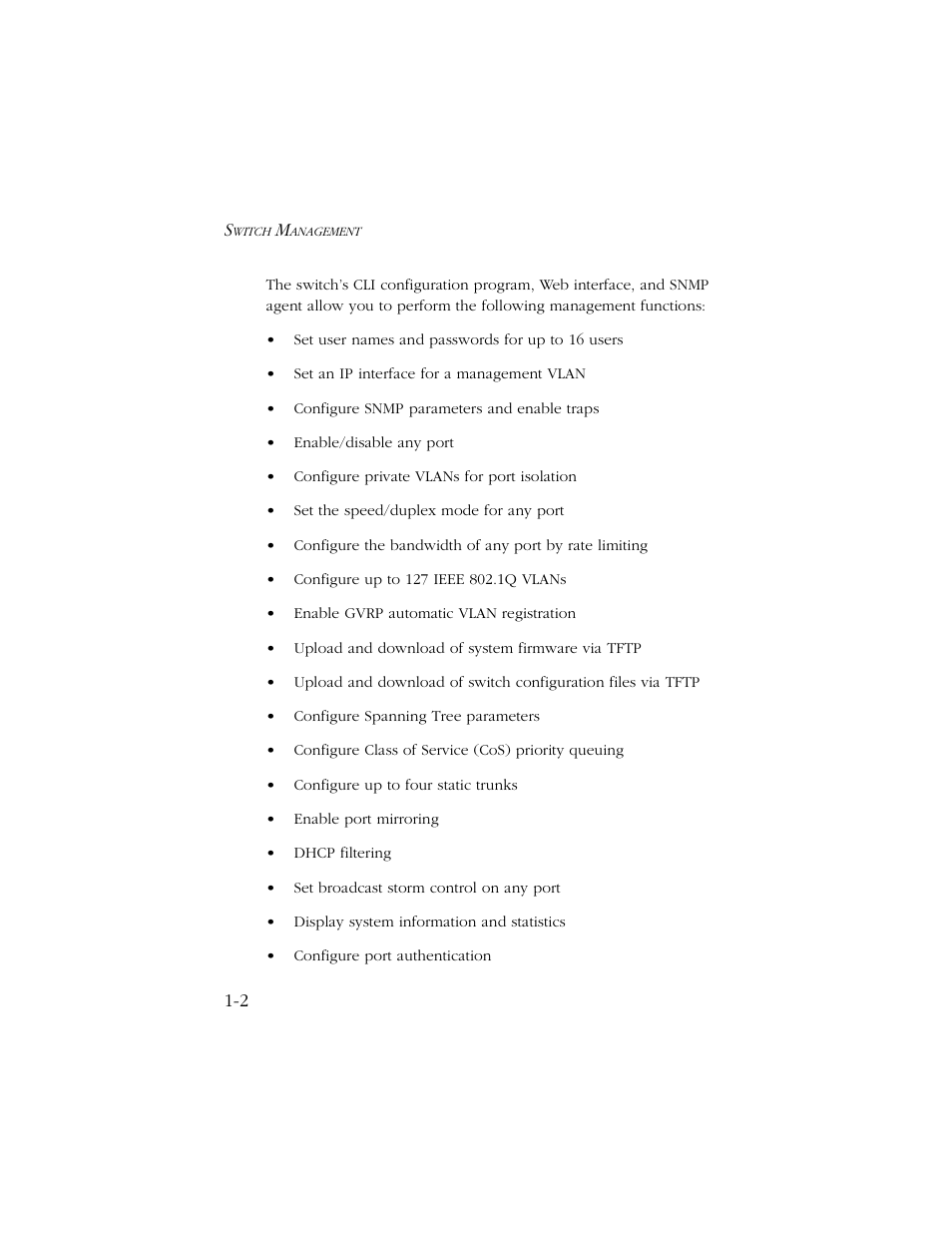 SMC Networks TIGERSWITCH 10/100 User Manual | Page 16 / 318