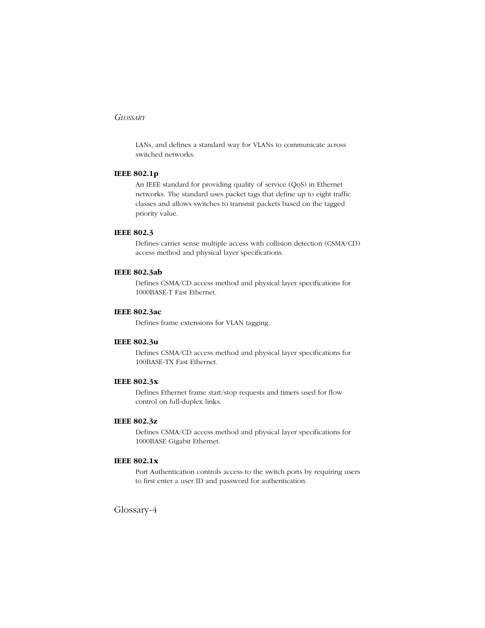 SMC Networks TIGERSWITCH 10/100 User Manual | Page 308 / 318