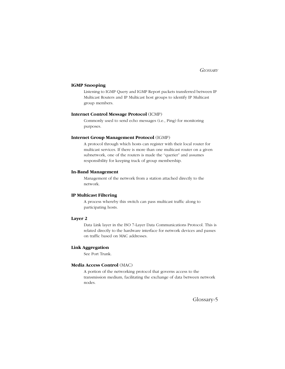 SMC Networks TIGERSWITCH 10/100 User Manual | Page 309 / 318