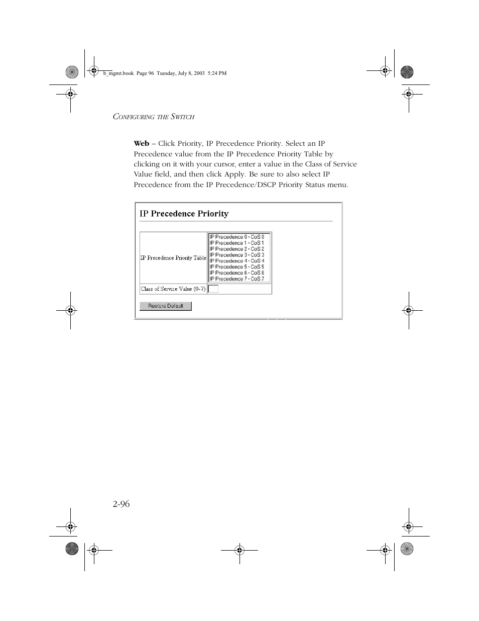 SMC Networks SMC EZ 10/100/1000 SMCGS8P-Smart User Manual | Page 128 / 366
