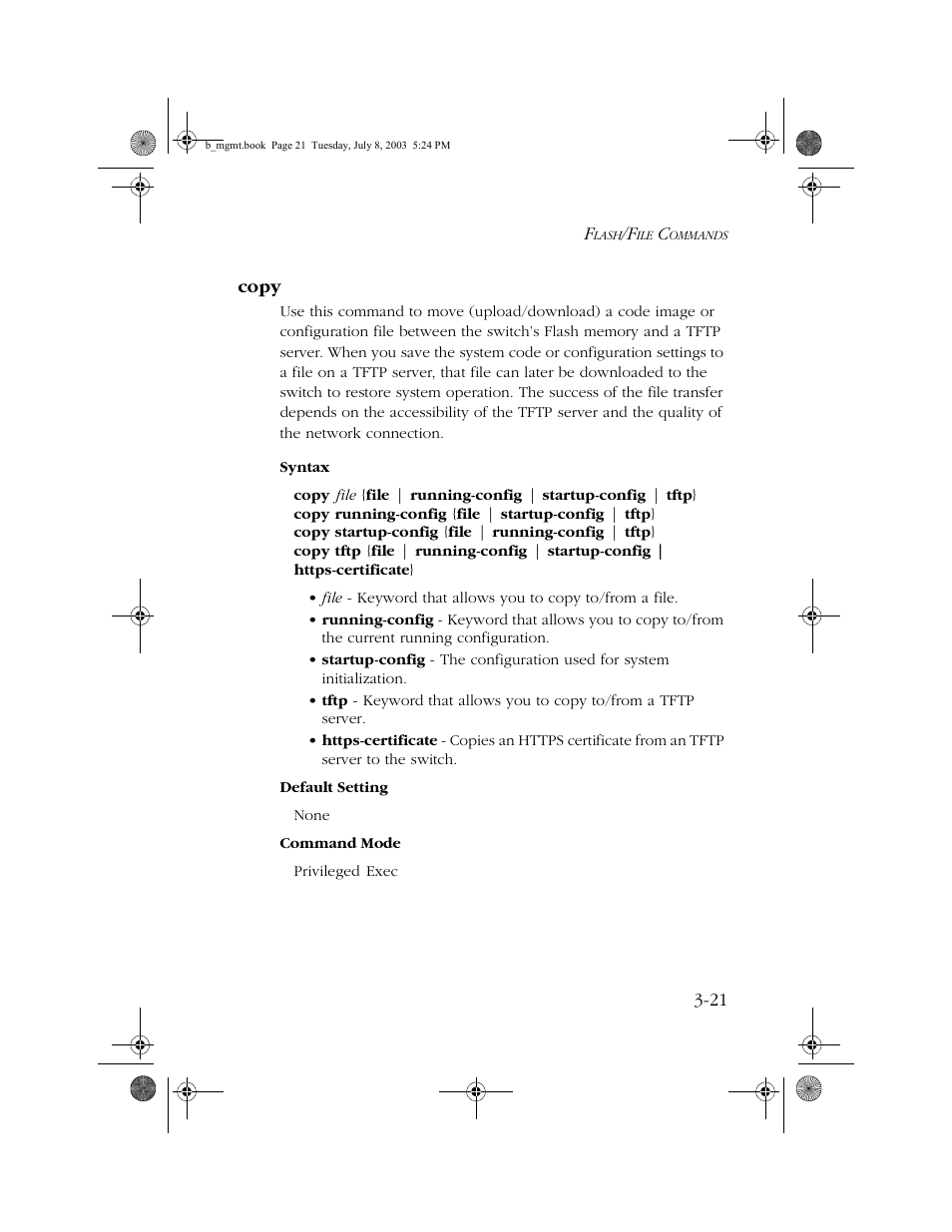 Copy, Copy -21 | SMC Networks SMC EZ 10/100/1000 SMCGS8P-Smart User Manual | Page 189 / 366