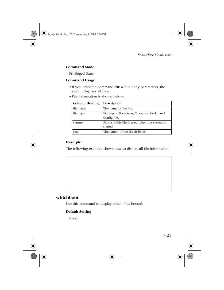 Whichboot, Whichboot -25 | SMC Networks SMC EZ 10/100/1000 SMCGS8P-Smart User Manual | Page 193 / 366