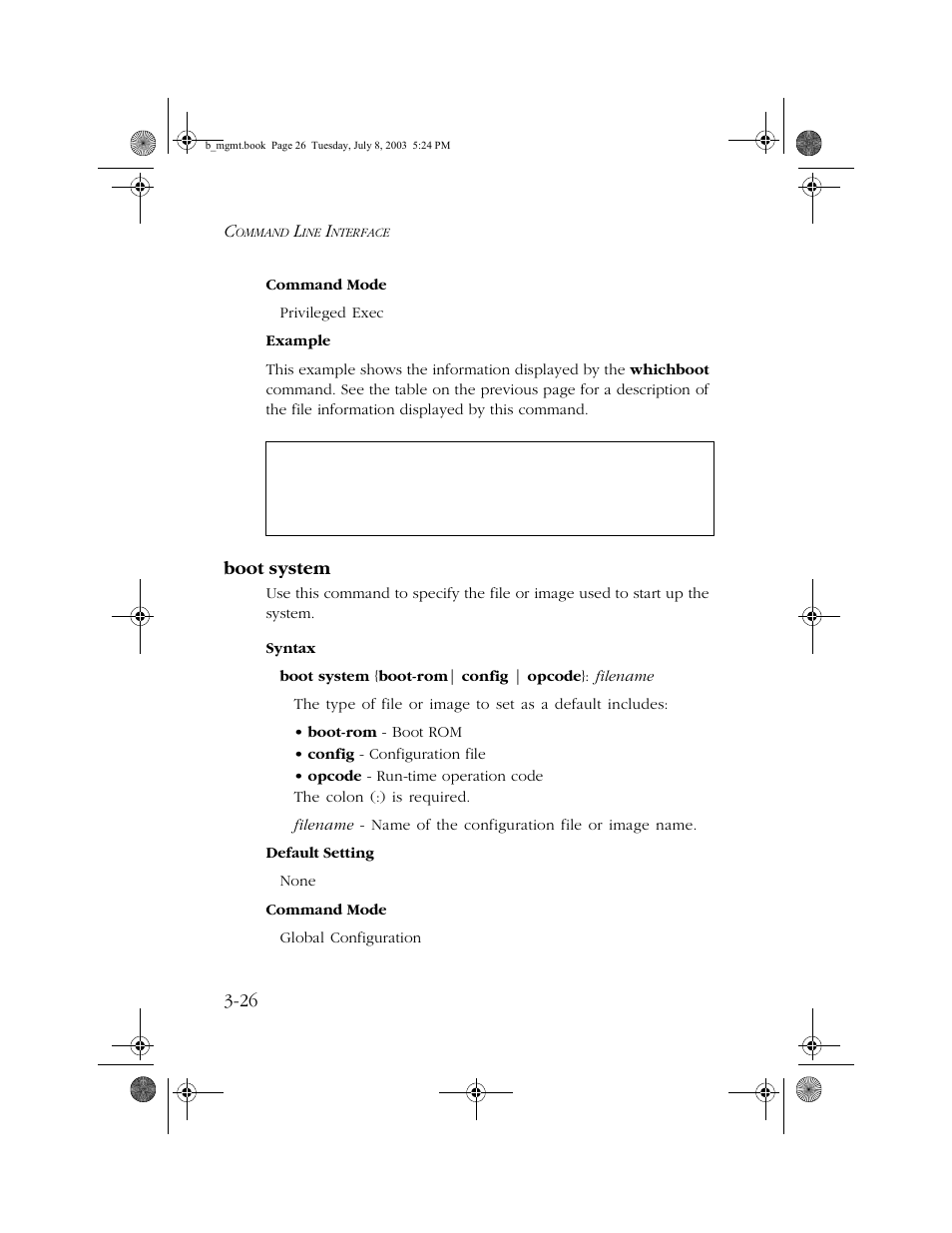 Boot system, Boot system -26 | SMC Networks SMC EZ 10/100/1000 SMCGS8P-Smart User Manual | Page 194 / 366