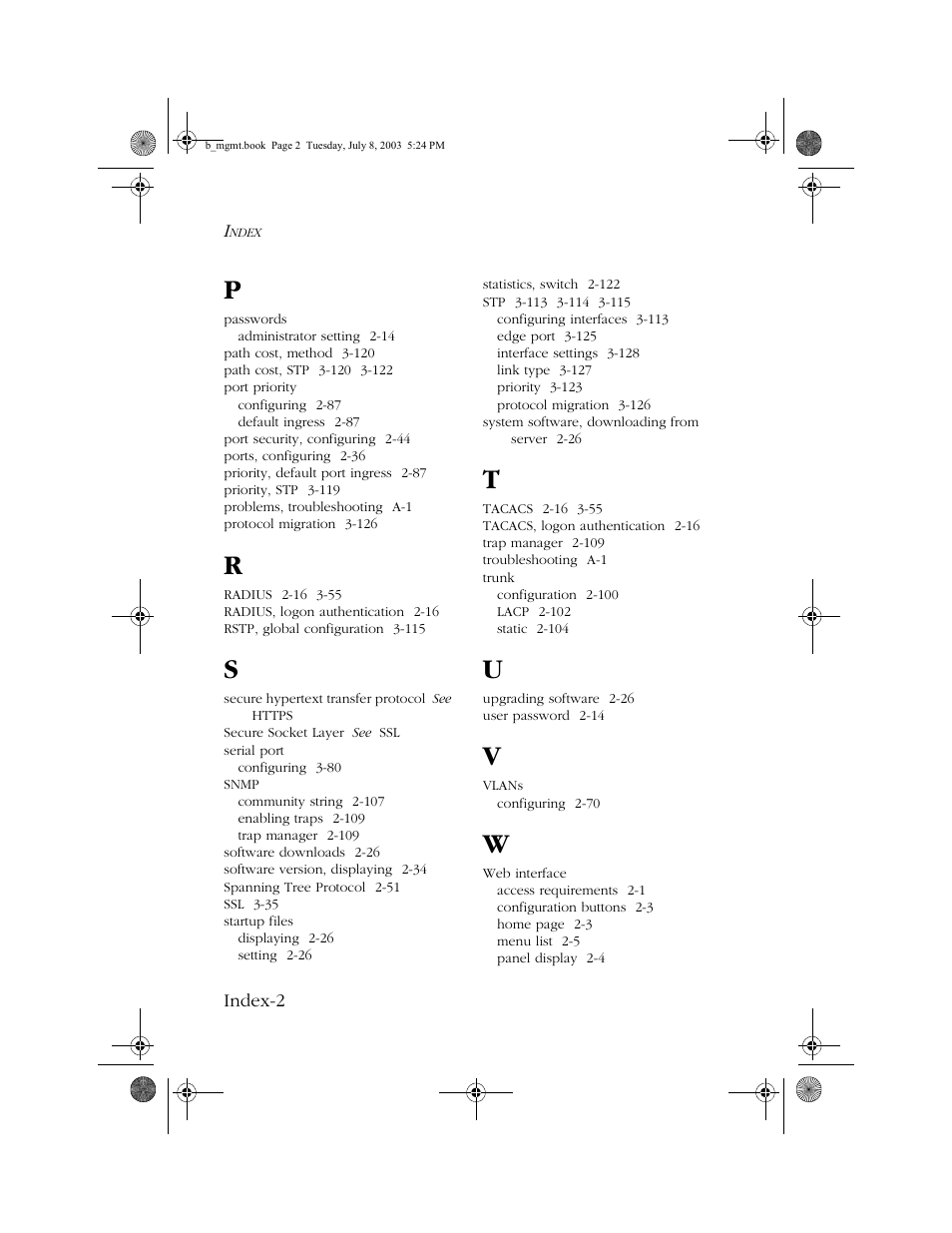 SMC Networks SMC EZ 10/100/1000 SMCGS8P-Smart User Manual | Page 364 / 366