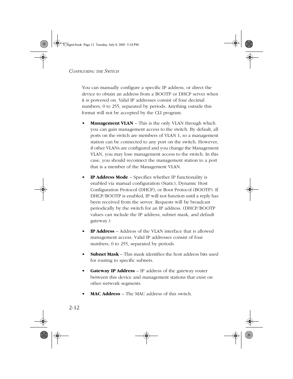 SMC Networks SMC EZ 10/100/1000 SMCGS8P-Smart User Manual | Page 44 / 366