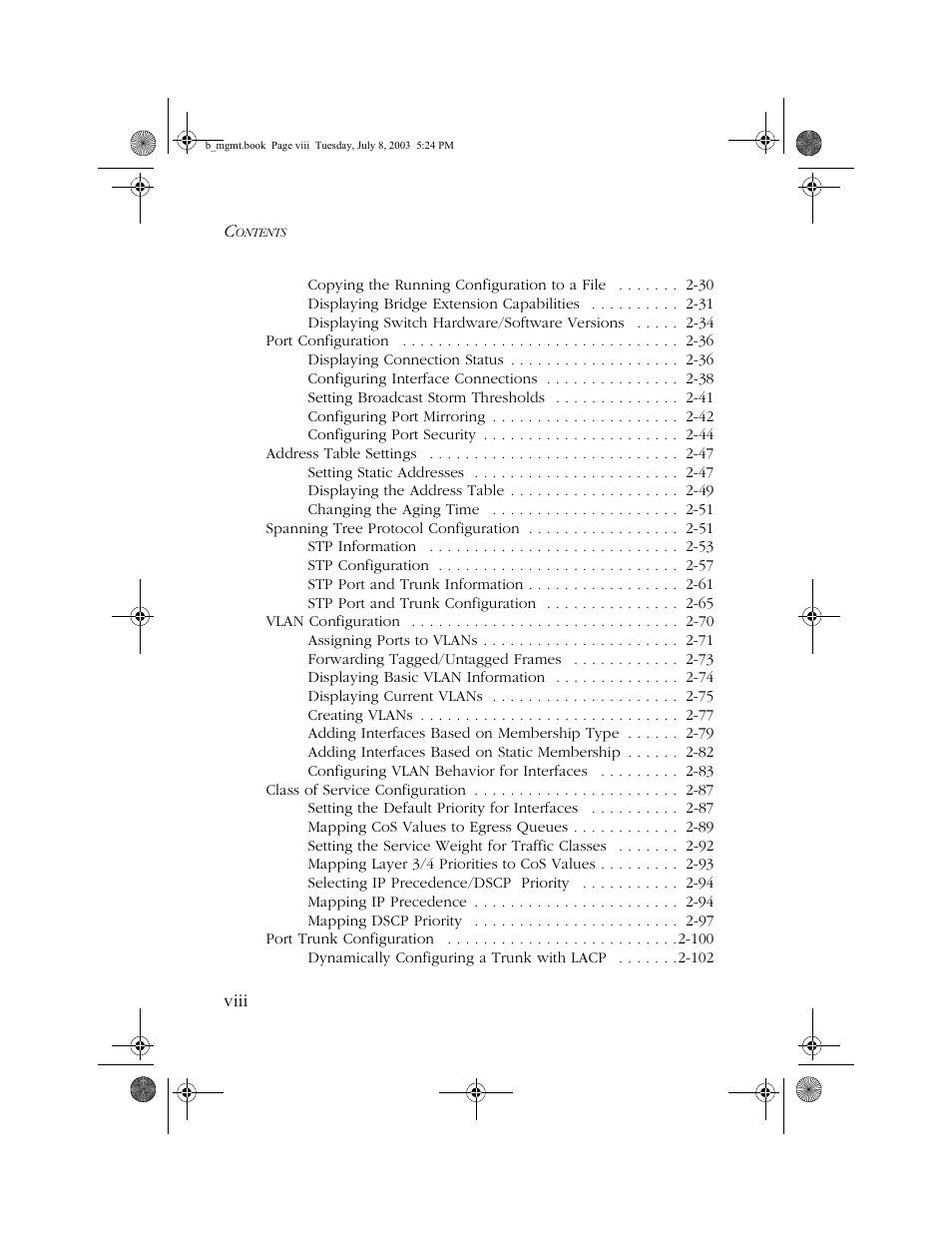SMC Networks SMC EZ 10/100/1000 SMCGS8P-Smart User Manual | Page 8 / 366