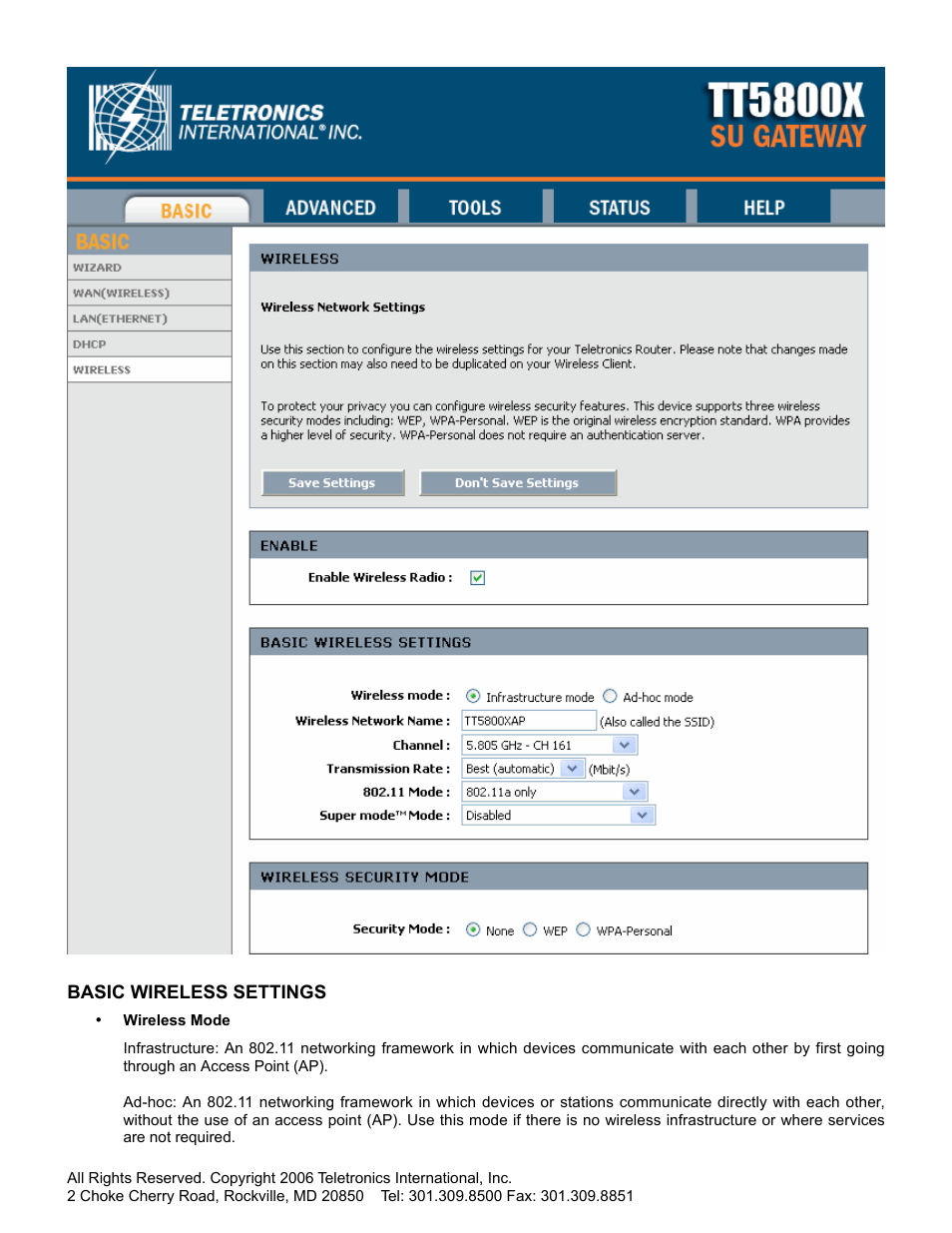 SMC Networks Gateway TTTM5800X User Manual | Page 28 / 62
