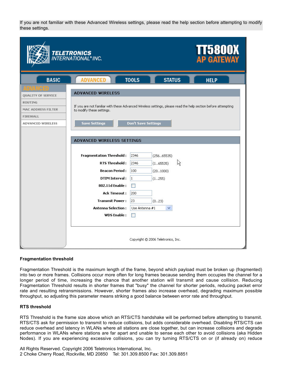 SMC Networks Gateway TTTM5800X User Manual | Page 41 / 62