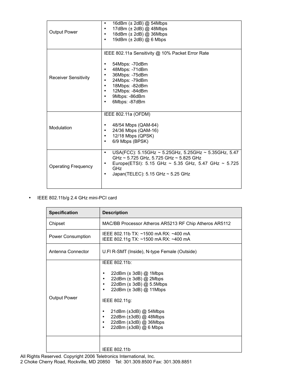 SMC Networks Gateway TTTM5800X User Manual | Page 6 / 62