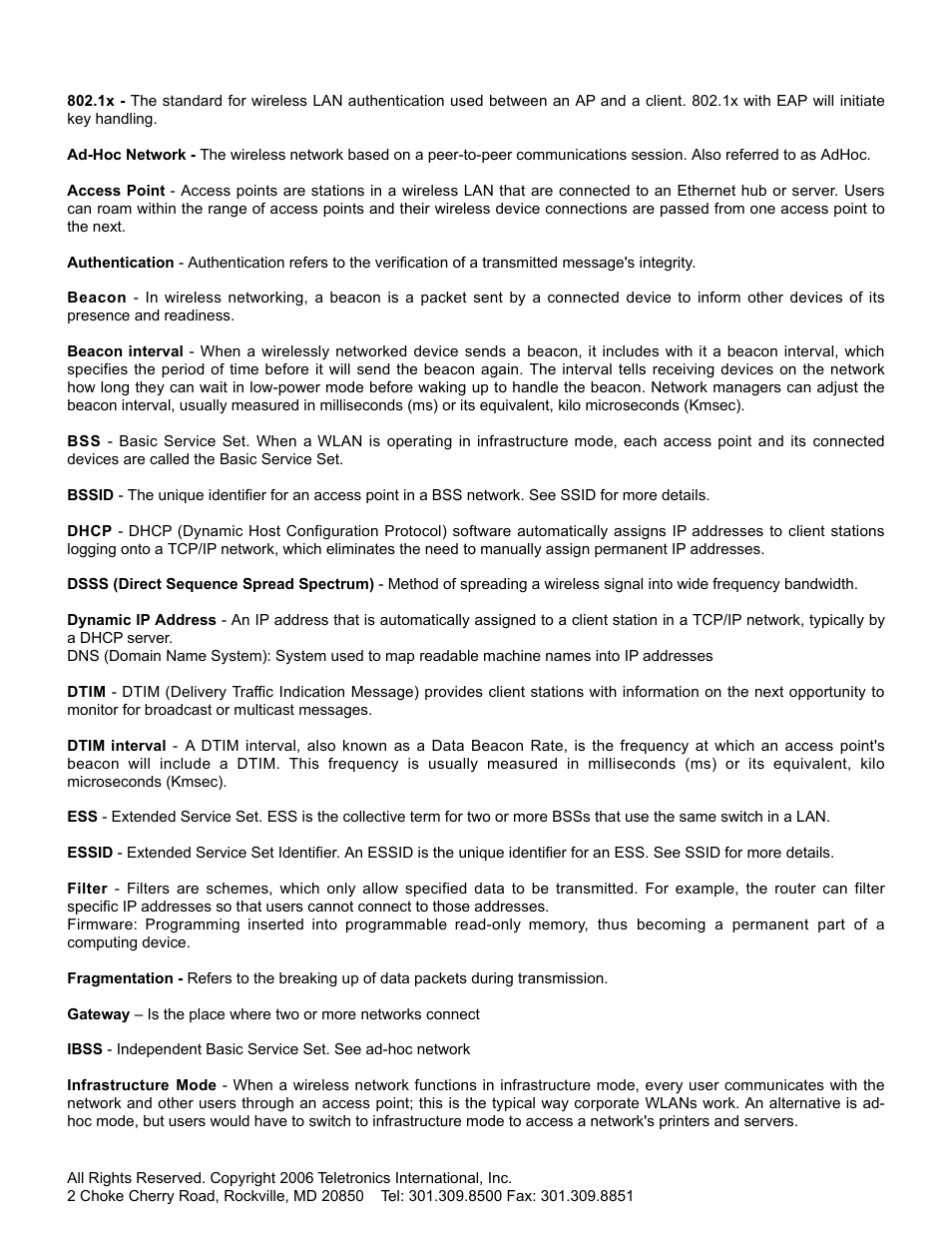 SMC Networks Gateway TTTM5800X User Manual | Page 60 / 62