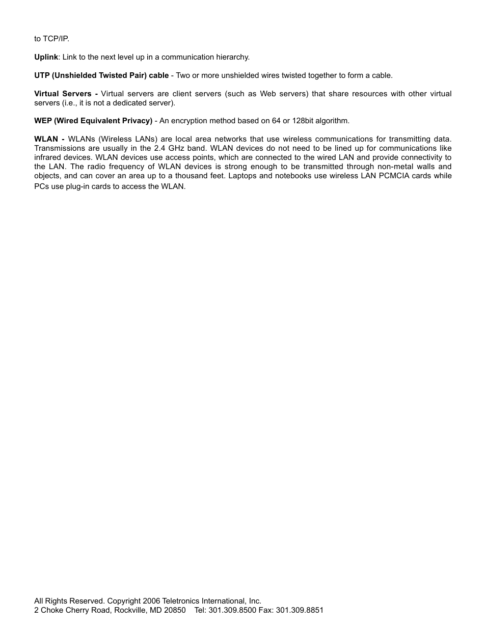 SMC Networks Gateway TTTM5800X User Manual | Page 62 / 62