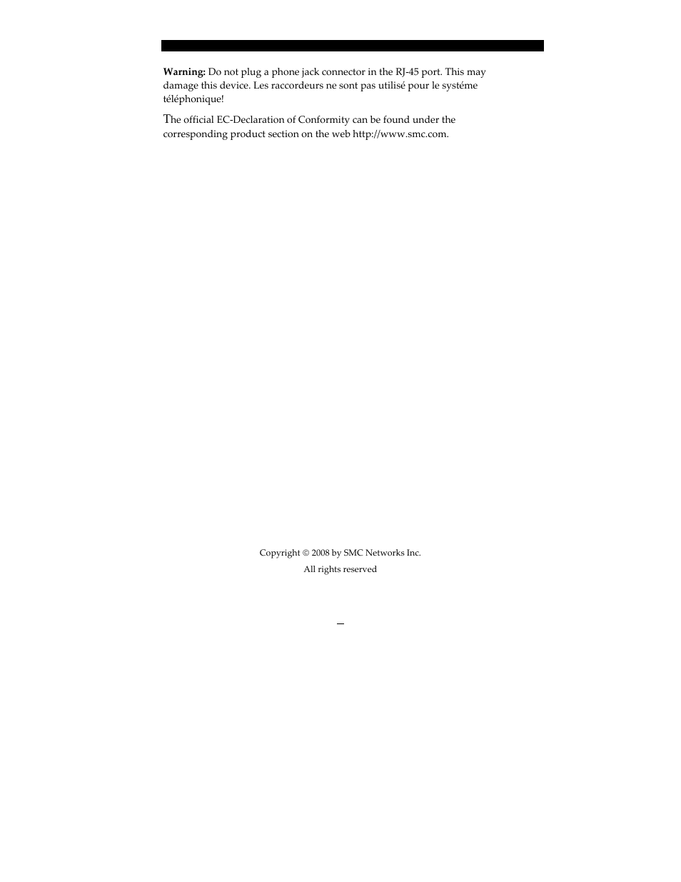 SMC Networks SMC TigerVoIP SMCDSP-200 User Manual | Page 5 / 24