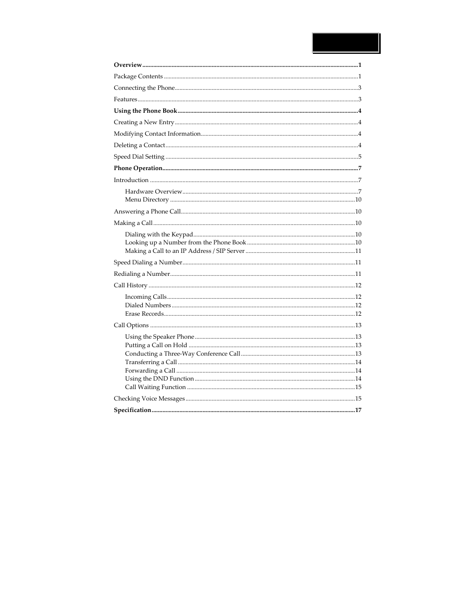 SMC Networks SMC TigerVoIP SMCDSP-200 User Manual | Page 6 / 24