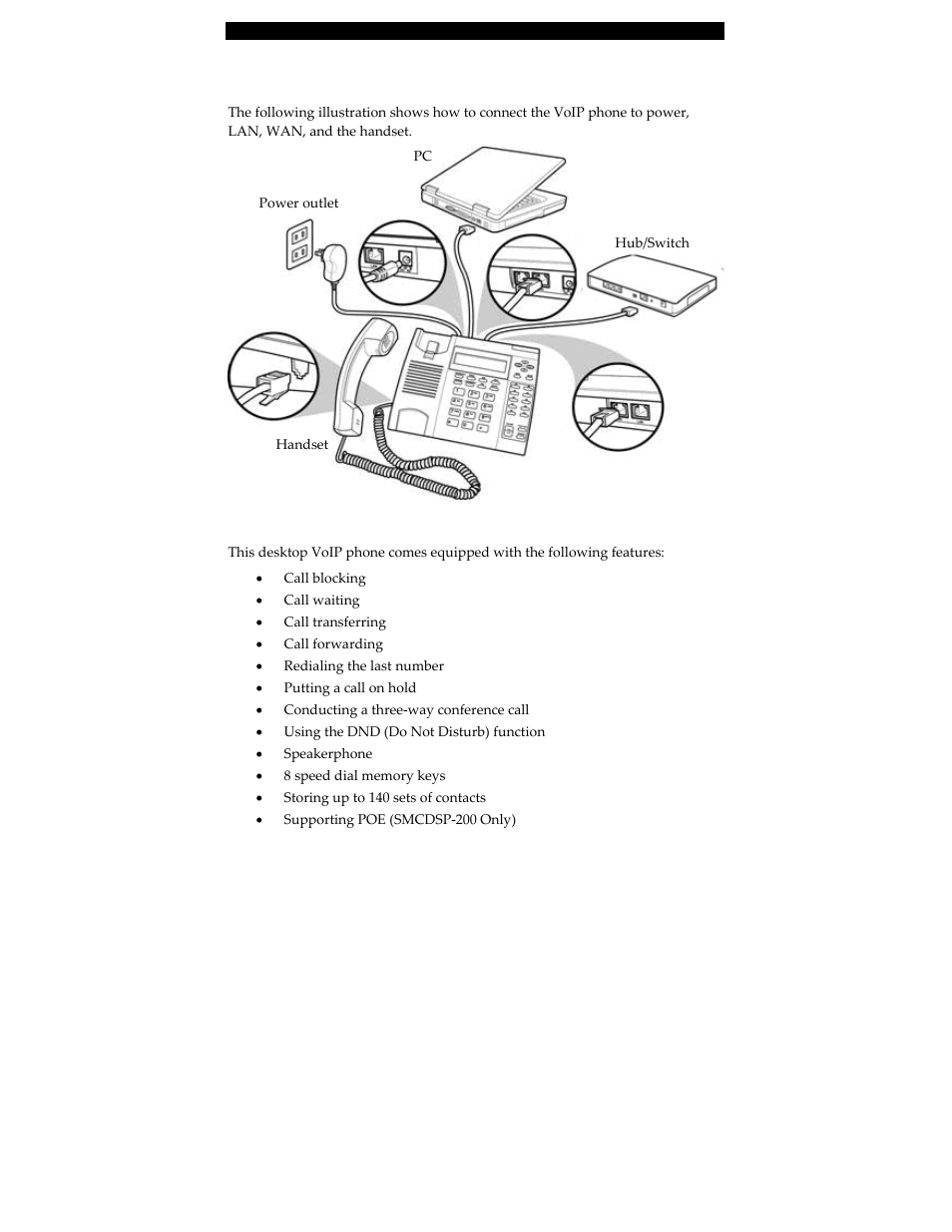 SMC Networks SMC TigerVoIP SMCDSP-200 User Manual | Page 9 / 24
