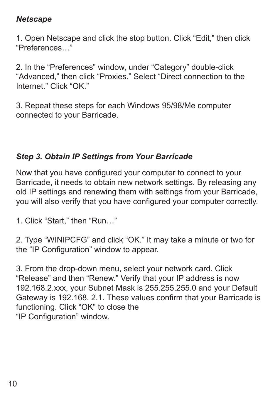 SMC Networks SMC7008ABR User Manual | Page 10 / 46
