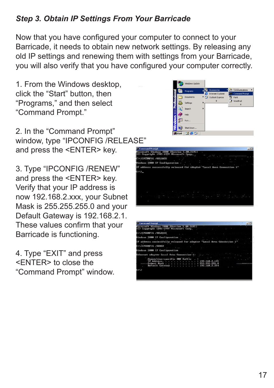 SMC Networks SMC7008ABR User Manual | Page 17 / 46