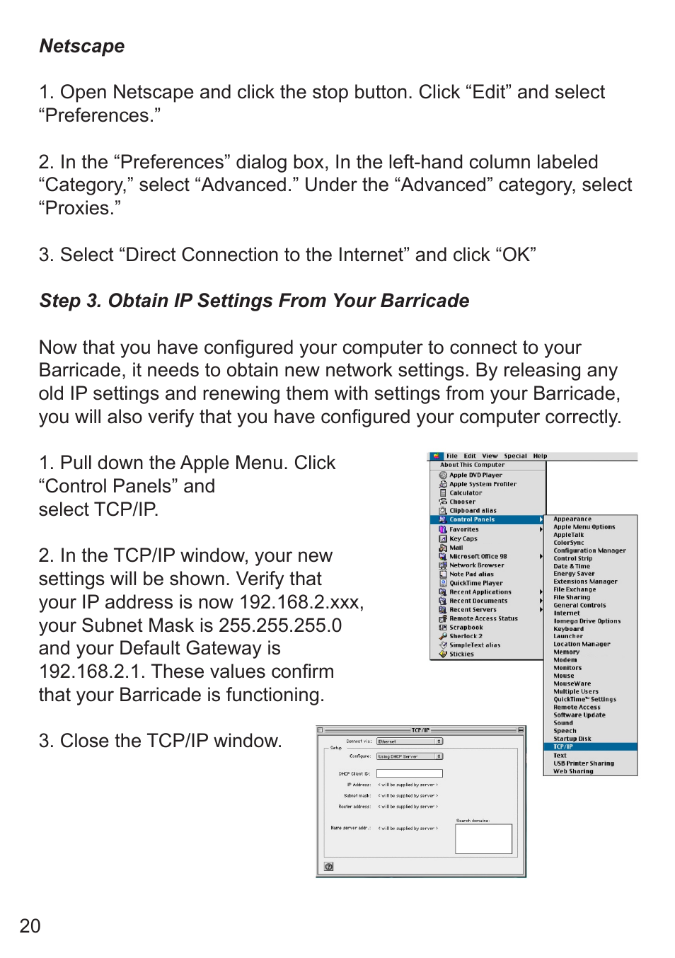 SMC Networks SMC7008ABR User Manual | Page 20 / 46