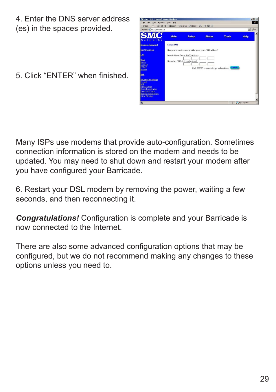 SMC Networks SMC7008ABR User Manual | Page 29 / 46