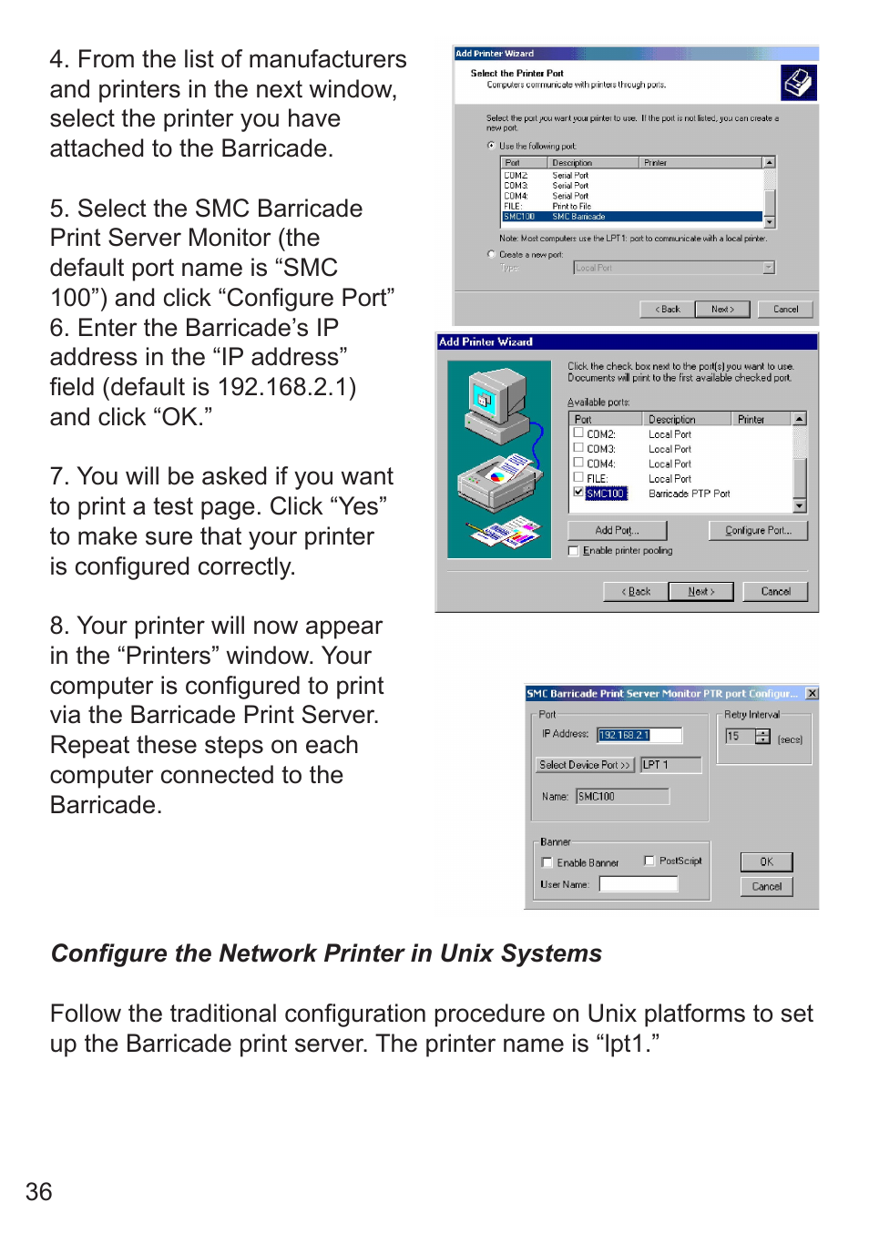SMC Networks SMC7008ABR User Manual | Page 36 / 46