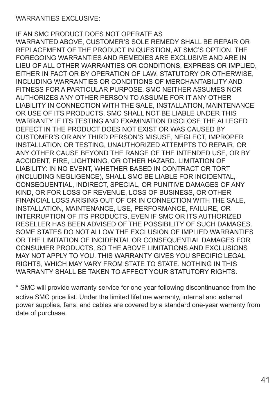 SMC Networks SMC7008ABR User Manual | Page 41 / 46