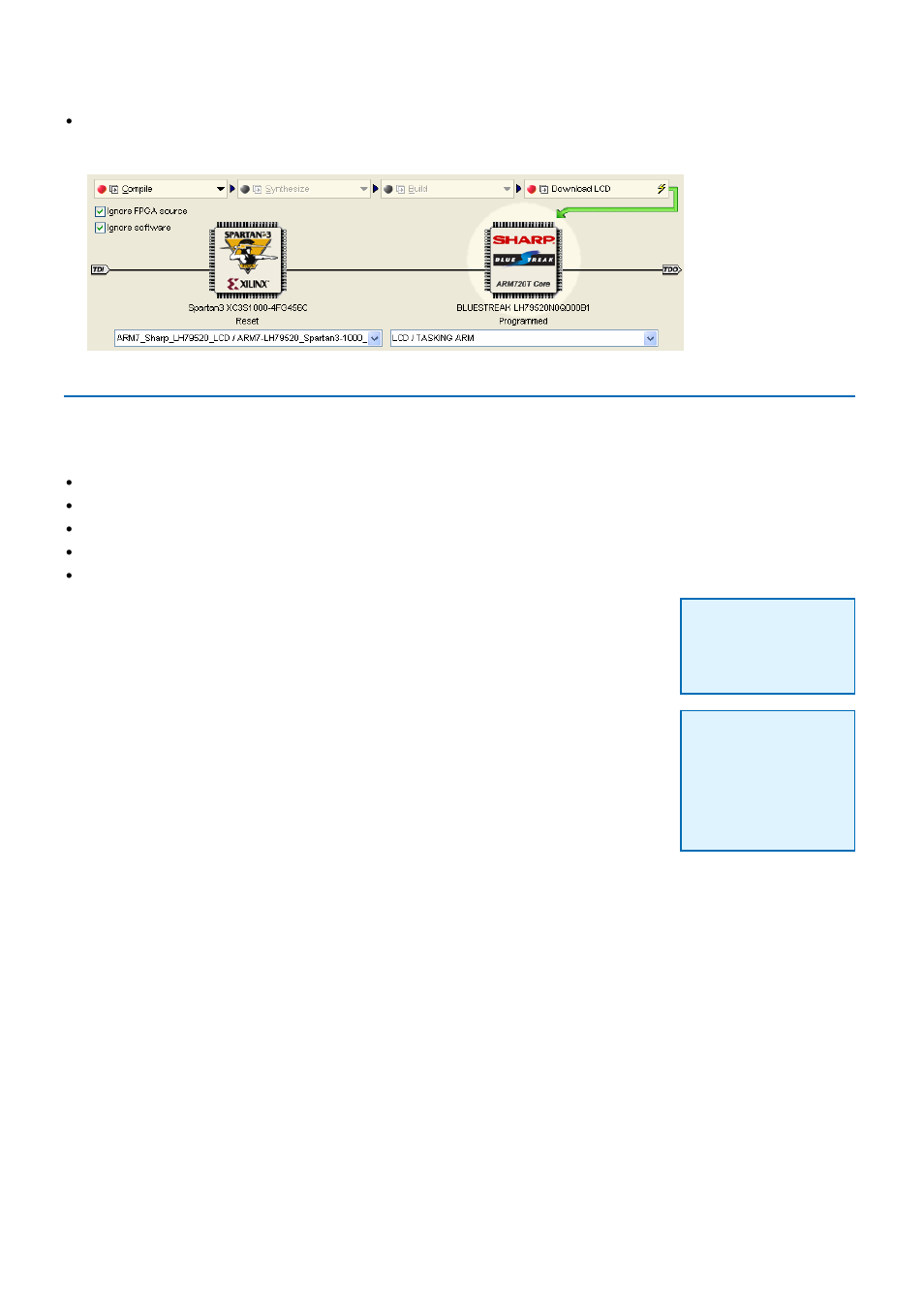 On-chip debugging, Accessing the debug environment | SMC Networks Sharp ARM720T_LH79520 User Manual | Page 24 / 28