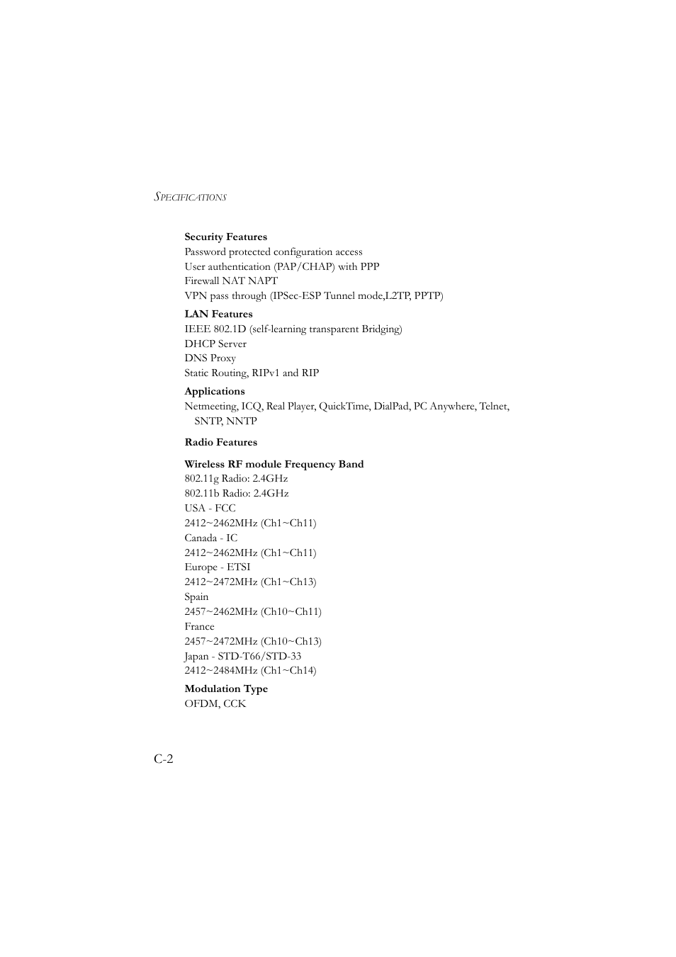 SMC Networks SMC7904WBRA User Manual | Page 133 / 139