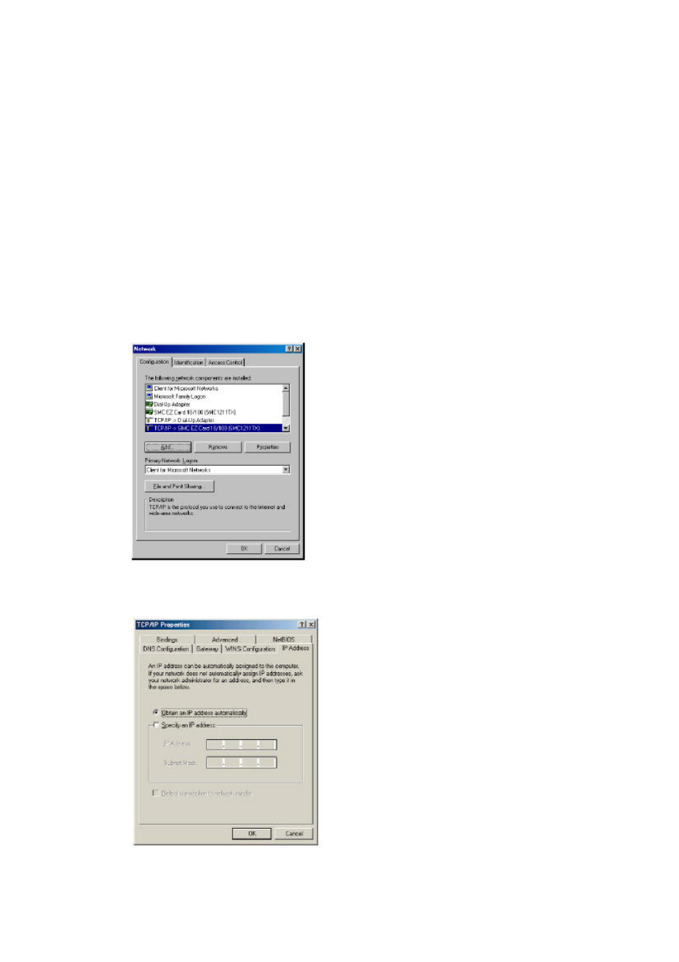 Chapter 4 | configuring your computer | SMC Networks SMC7004VBR User Manual | Page 7 / 36