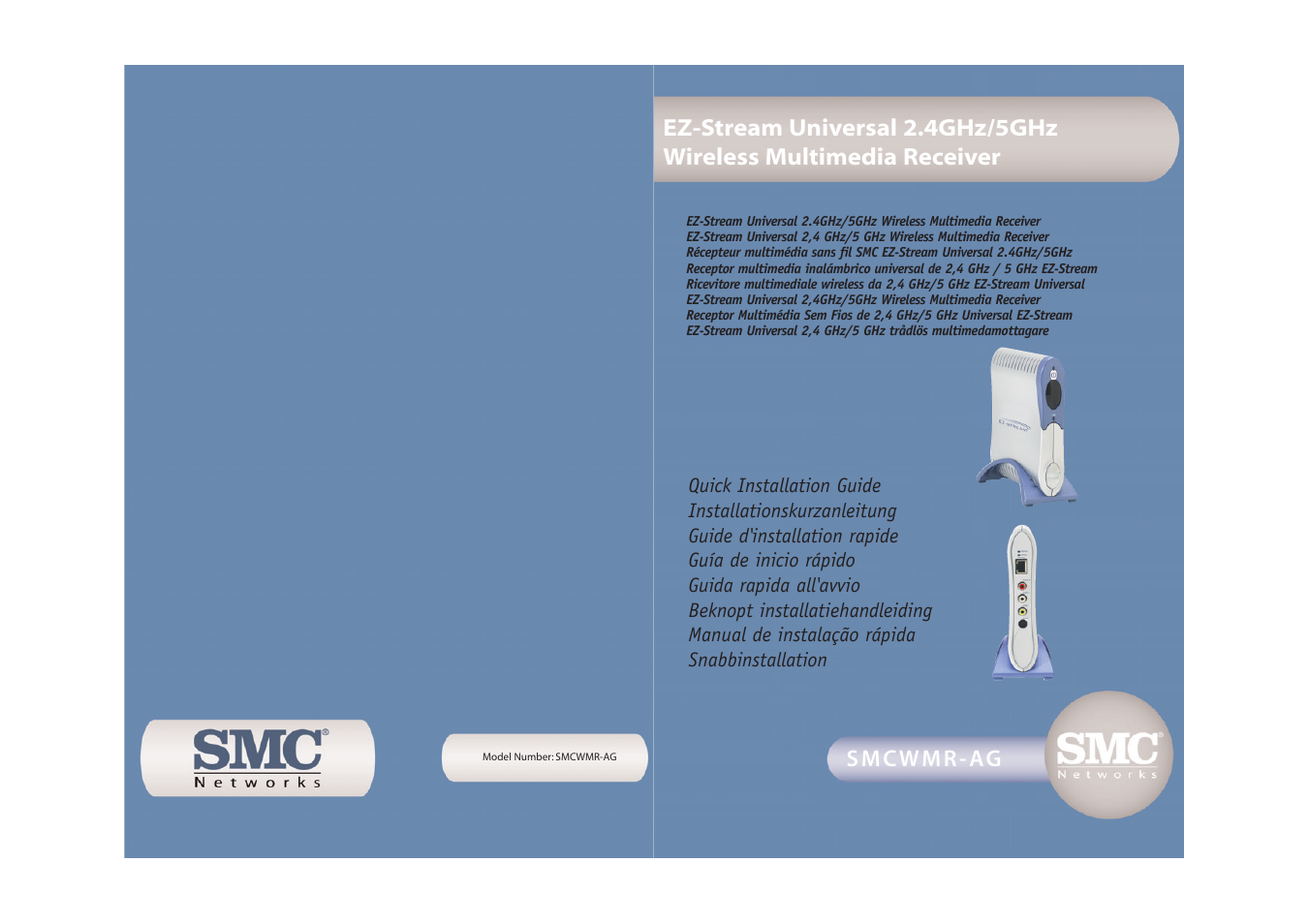 SMC Networks EZ-Stream SMCWMR-AG User Manual | 60 pages