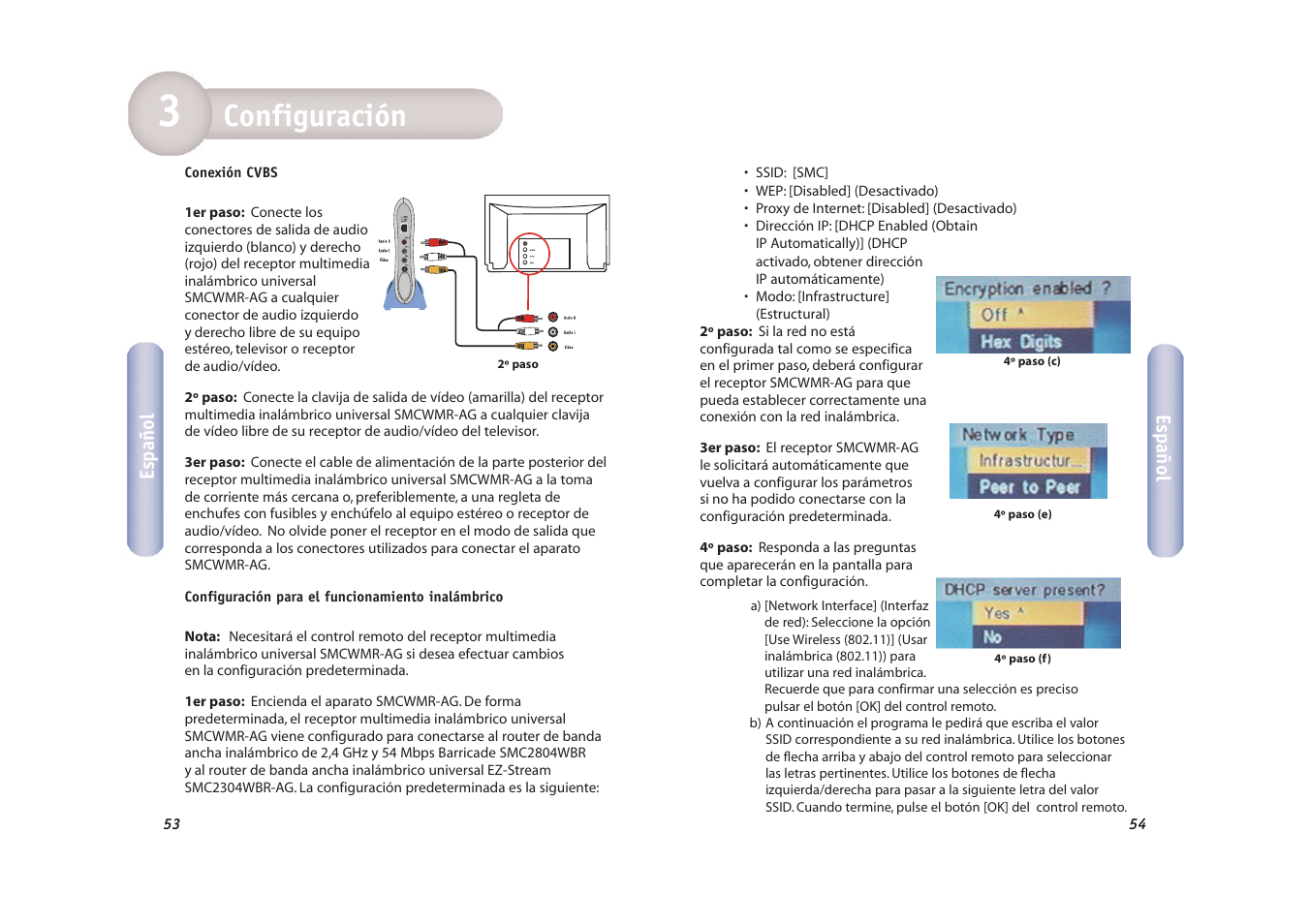 Configuración | SMC Networks EZ-Stream SMCWMR-AG User Manual | Page 28 / 60
