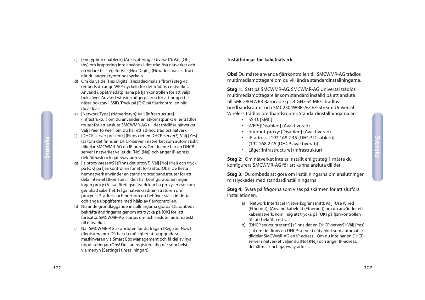 SMC Networks EZ-Stream SMCWMR-AG User Manual | Page 57 / 60