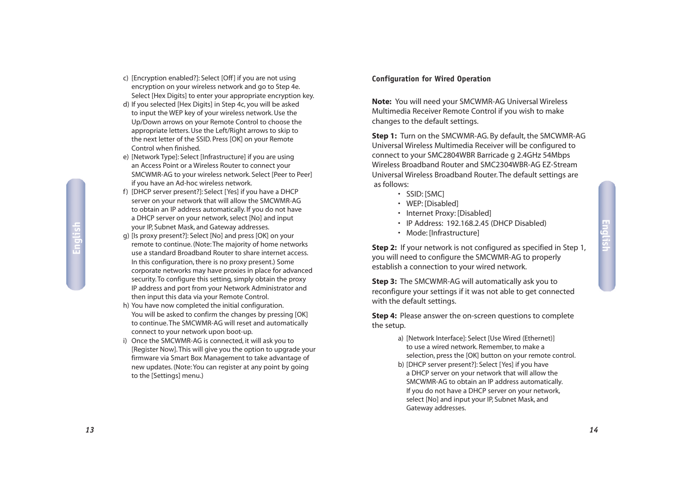 SMC Networks EZ-Stream SMCWMR-AG User Manual | Page 8 / 60