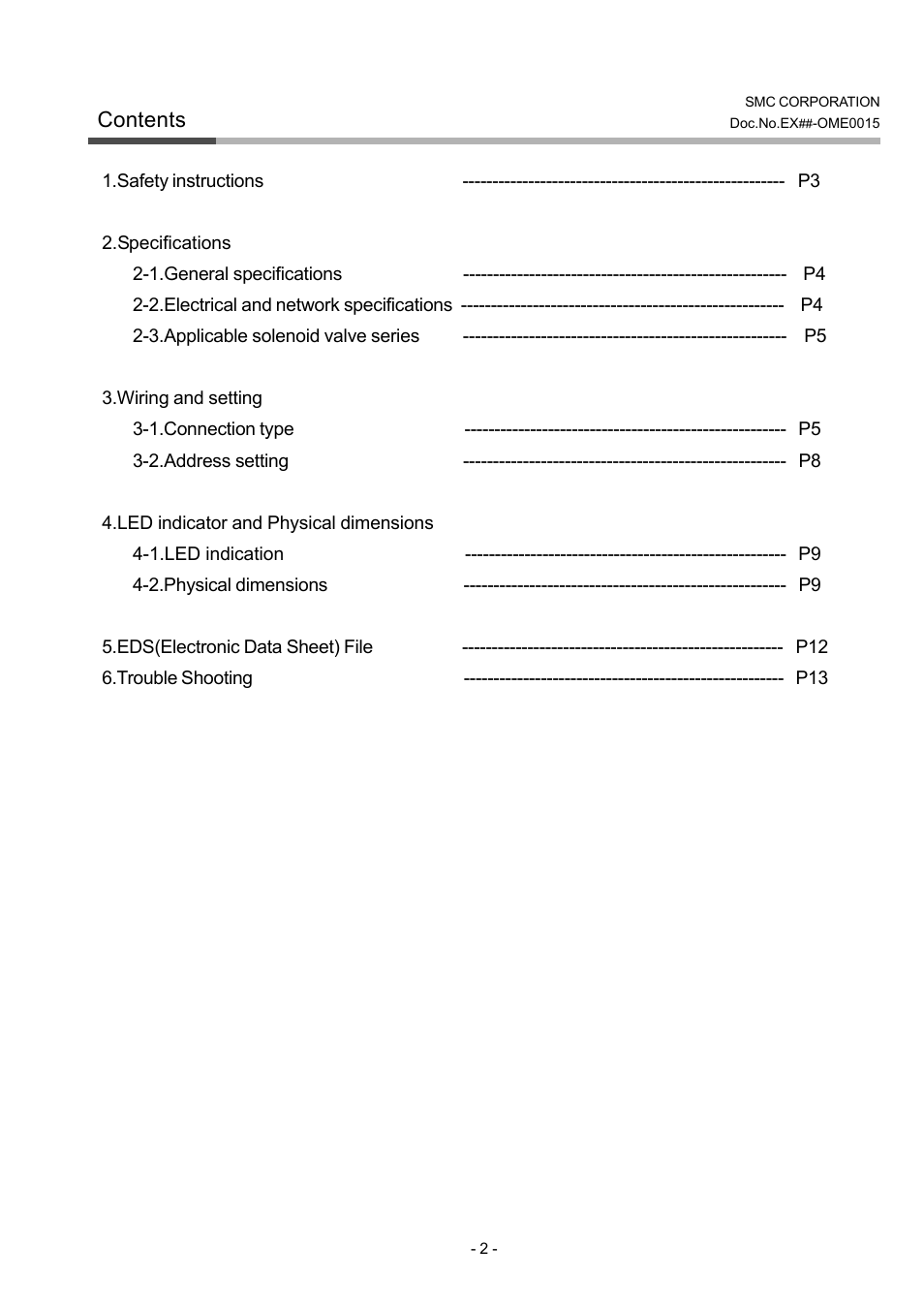 SMC Networks EX120-SDN1 User Manual | Page 2 / 13